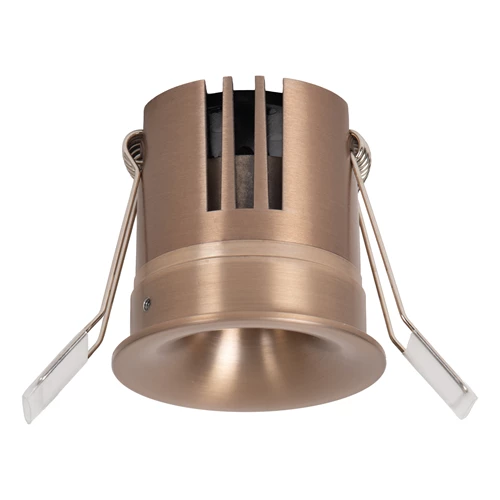 Lucide SNAX - Recessed spotlight - Ø 6 cm - LED Dim. - CCT - 1x8W 2700K/4000K - Champagne Color | Premium - turned off